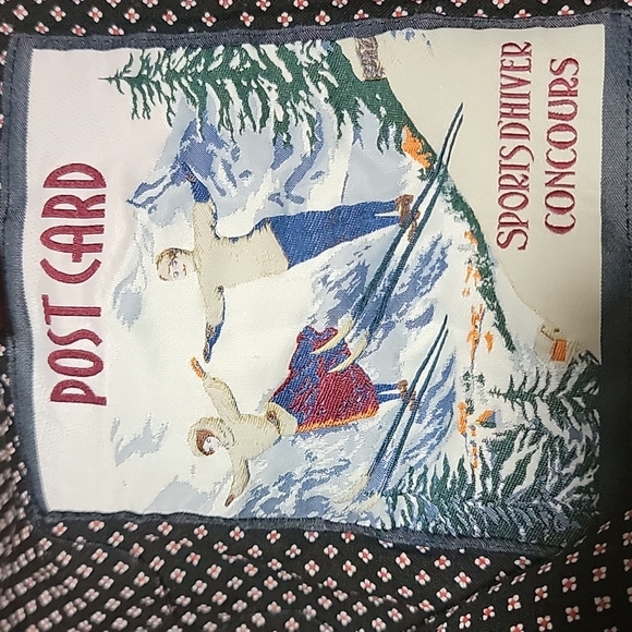 Post Card Quilted Lined Women's Vest Made in Italy Large - Picture 8 of 11